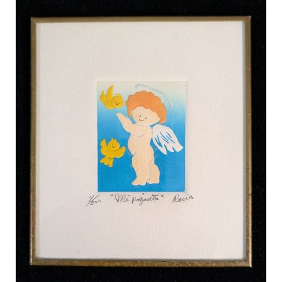 Rocio Pindter Mi Pajarito Limited Edition Print Framed 'My little bird' - Picture 12 of 14